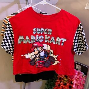 Mario cart crop top